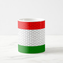 Stiliserad Flagga i Ungern Kaffemugg