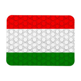 Stiliserad Flagga i Ungern Magnet