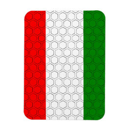 Stiliserad Flagga i Ungern Magnet