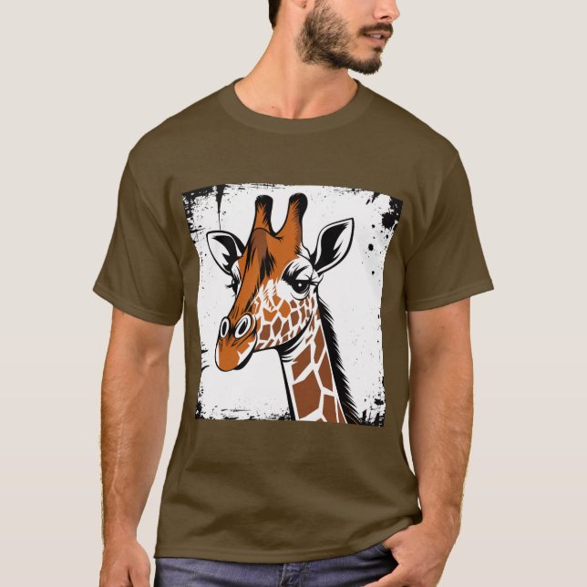 Stiliserad giraffe t shirt (Framsida)