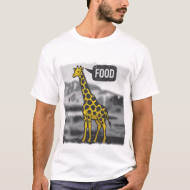 Stiliserad giraffe t shirt