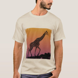 Stiliserad giraffe t shirt