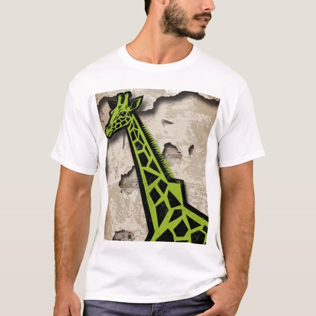 Stiliserad giraffe t shirt (Framsida)