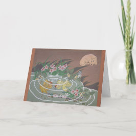 Stiliserad guldfisk, Hund och groda Kort