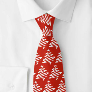 Stiliserad Julgranar-design. Manar Neck Tie Slips
