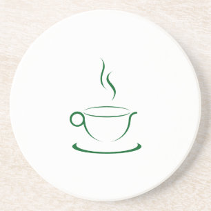 Stiliserad kaffe Mugg Underlägg