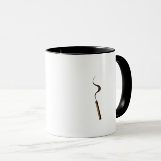 Stiliserad kattgangstermugg  mugg (Framsida höger)