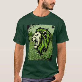 Stiliserad lejon t shirt