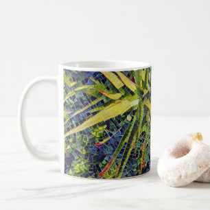 Stiliserad mosaik Aloe Coffee/Tea Mugg