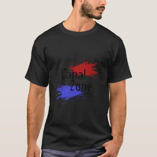 Stiliserad Panamakanalzon T Shirt