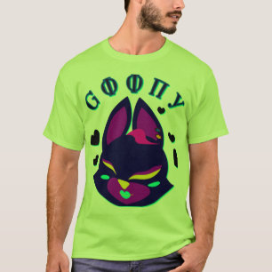 stiliserad räv-katt-hybrid t shirt