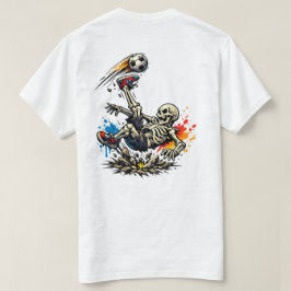Stiliserad Skelett Cykelspark Fotbollsmugg | Rolig T Shirt