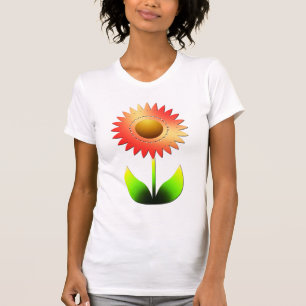 Stiliserad solros T-Shirt