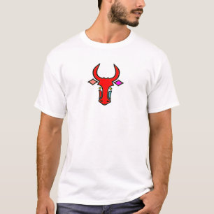 Stiliserad Texas Longhorn T-Shirt