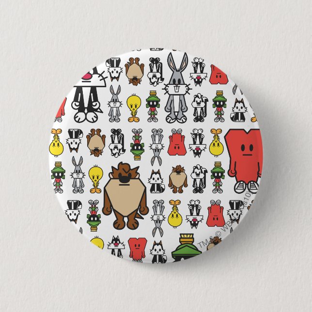 Stiliserad TWEETY™ och vänner Knapp (Framsida)