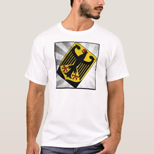 Stiliserad tysk statsvapen tee shirt (Framsida)