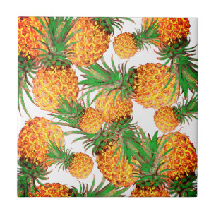 Stiliserade ananas Mönster Yummy Kakelplatta