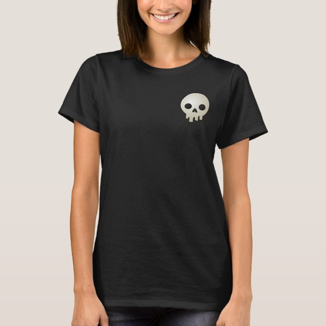 Stiliserade Döskallar T-shirt (Framsida)