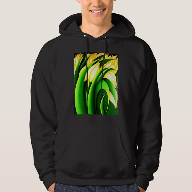 Stiliserade Gulter för belysning Hoodie (Framsida)
