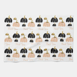 Stiliserade pumpor i svart, vitt och Guld Kökshandduk