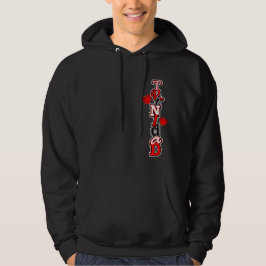 Stiliserade Trinidad-hjärtan Hoodie
