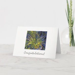 Stiliserat Aloe Grattiss Card Kort