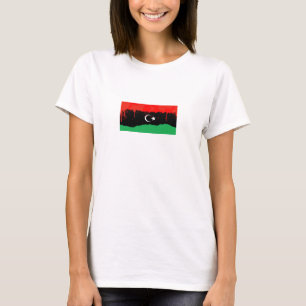 Stiliserat Kungariket Libyen Flagga T-shirt