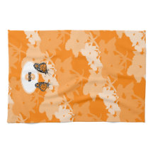 Stiliserat Monark Fjärilsparet Namn Orange