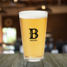 Stiliserat svart-initialt och efternamn