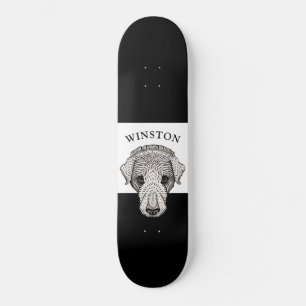 Stilize Labrador Retriever Personlig Skateboard