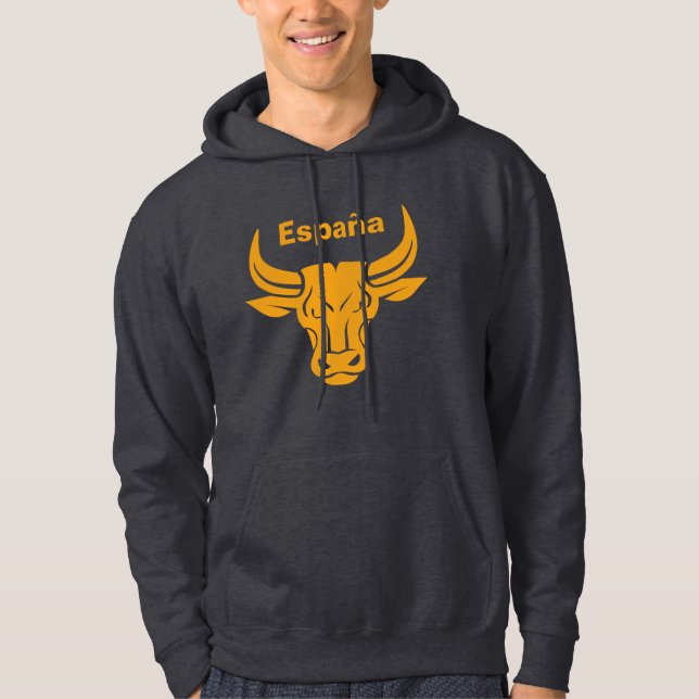 Stilized Bull anpassningsbar text shirts & jacka Sweatshirt (Framsida)