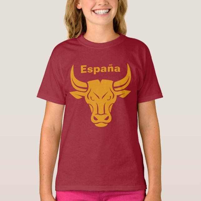 Stilized Bull anpassningsbar text shirts & jacka T-shirt (Framsida)