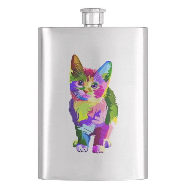 Stilized Kitten Prismatic Design-32345 Fickplunta (Framsidan)