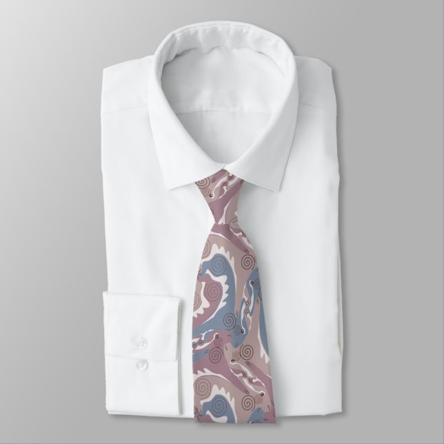 Stilized Swirling Hares Tesselation 1b NT Slips (Bunden)