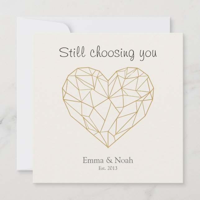 Still Choosing You Valentine Card Julkort (Framsida)