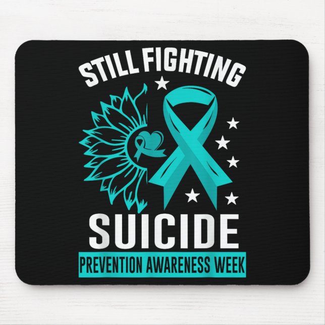 Still Fighting Suicide Prevention Awareness Purple Musmatta (Framsidan)