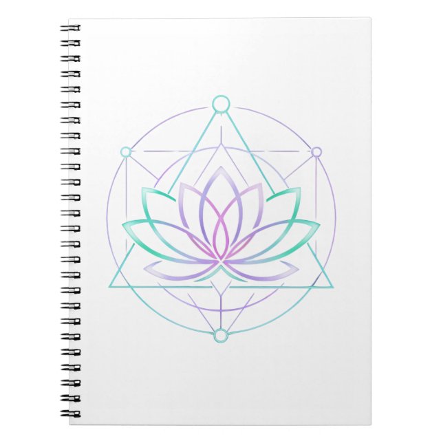 Still I Bloom Neon Lotus Journal Anteckningsbok (Framsidan)