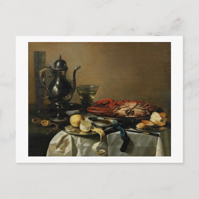 still Life, 1643 (olja på panel) Vykort (Framsida)