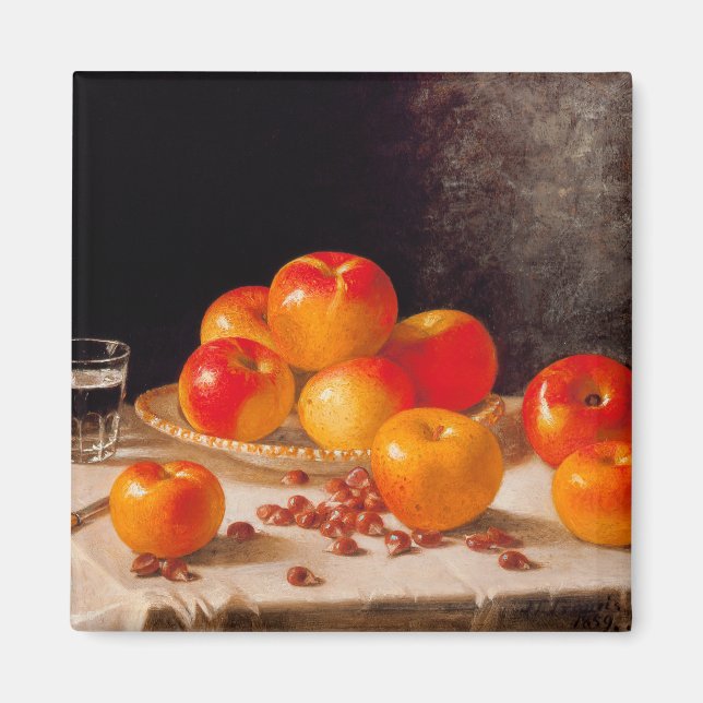 Still Life, Apples and Chestnuts Magnet (Framsidan)