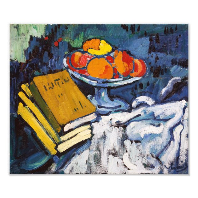 still Life Bokar och Bowl | Maurice de Vlaminck | Fototryck (Framsidan)