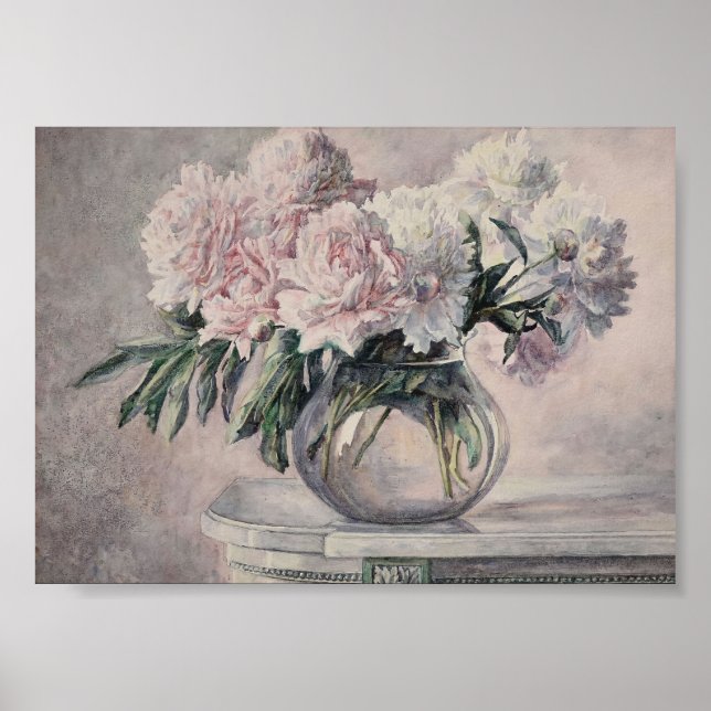 still Life Peonies Poster (Framsidan)