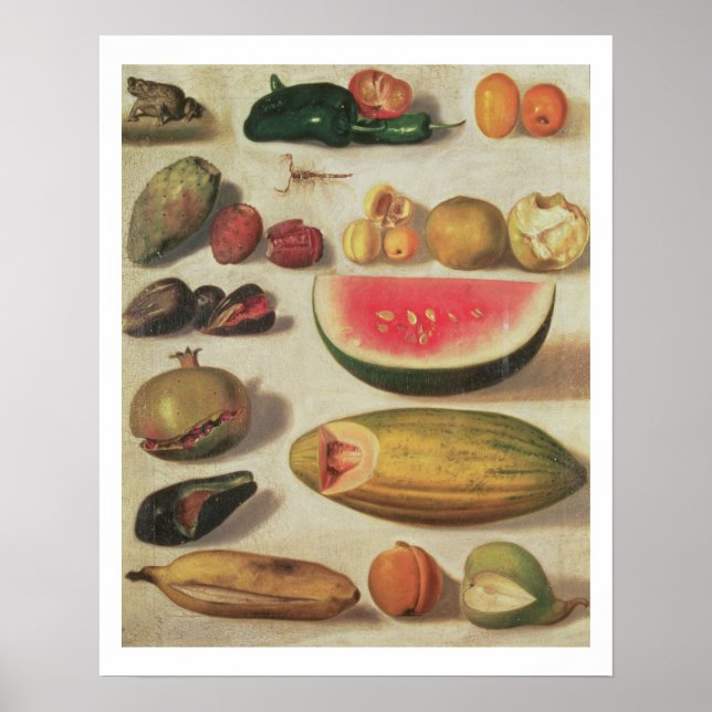 Still Life with Fruit and Toad Poster (Framsidan)