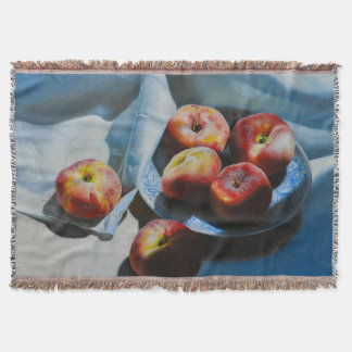 Still Life with Peaches and White Cloth Filt