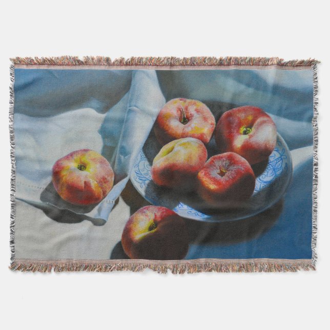 Still Life with Peaches and White Cloth Filt (Framsidan)
