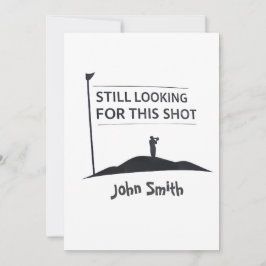 Still Looking For This Shot Custom Name Art Julkort