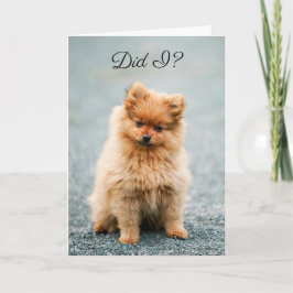 Still love me? BELATED BIRTHDAY CARD FOR ANYONE Tack Kort