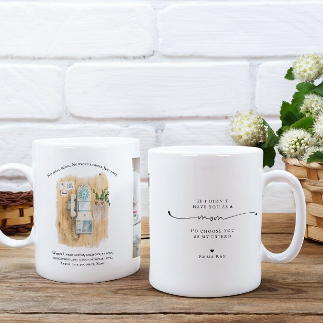 Still My First Call Mothers Day Photo Mug Kaffemugg (Skapare uppladdad)