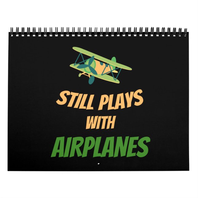 Still plays with airplanes kalender (Omslag)