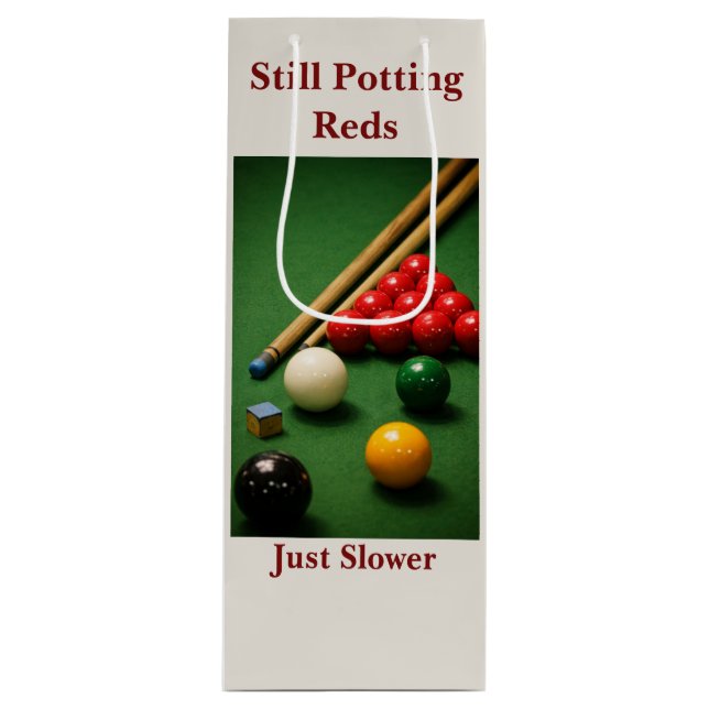 Still Potting Reds Just Slower Funny Snooker Wine  (Framsidan)
