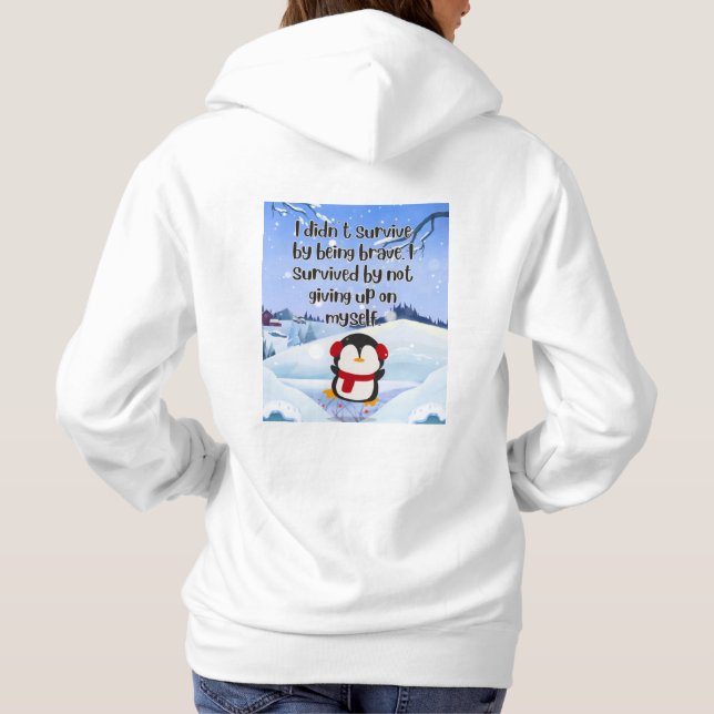 Still Standing™ – Ett milt citat om överlevnad T Shirt (Baksida)